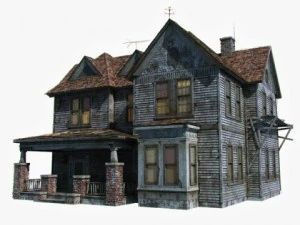 scary old house 3D Model