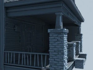 scary old house 3D Model