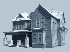 old house Modelo 3D