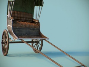 old cart Model 3D
