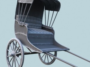 old cart Model 3D