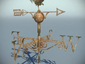 rubinetto decorativo del tetto Modello 3D