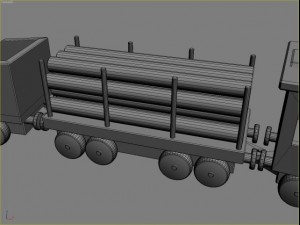toy wooden train 3D Model