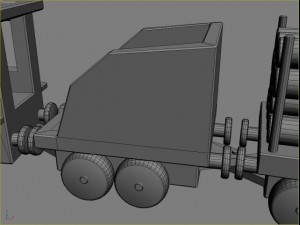toy wooden train 3D Model