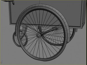 hotdog cart Modello 3D