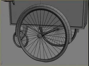 hotdog cart 3D Model