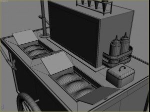 icecream cart Modèle 3D