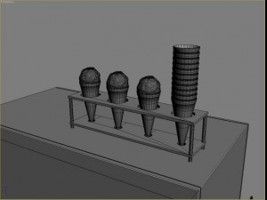 icecream cart Modèle 3D