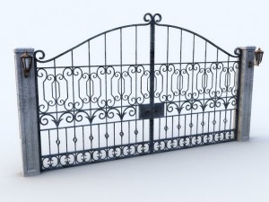 ornamental gate 3D Modell