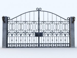 ornamental gate 3D Modell