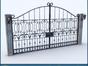 ornamental gate 3D Model