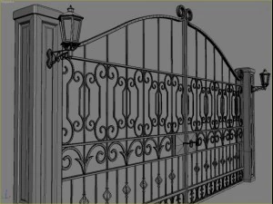 ornamental gate 3D Model