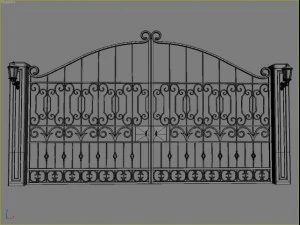 ornamental gate 3D Model