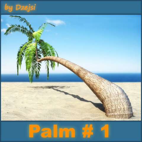 palm 1 3D Model .c4d .max .obj .3ds .fbx .stl .blend 