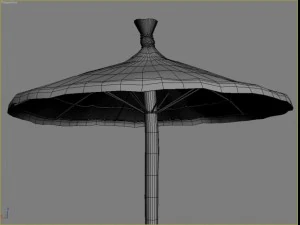 沙滩遮阳伞1 3D 模型