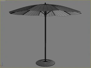 beach parasol 2 3D Model