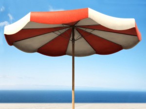 beach parasol 3 Modelo 3D