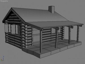 cottage 3D मॉडल