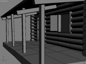 cottage 3D मॉडल