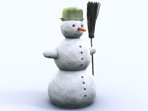 snowman 1 Model 3D