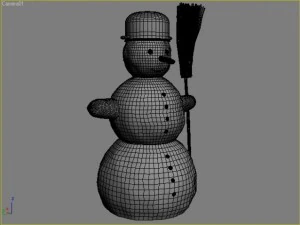 snowman 1 3D Model