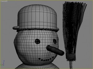 snowman 1 Model 3D