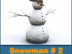 snowman 2 3D Model