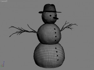 snowman 2 Modèle 3D