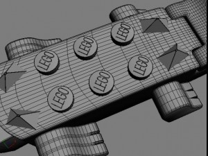 lego crocodile 3D Modell