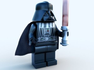 lego figure - darth vader 3D मॉडल