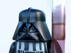 lego figure - darth vader 3D मॉडल