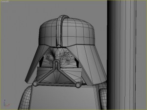 lego figure - darth vader 3D मॉडल