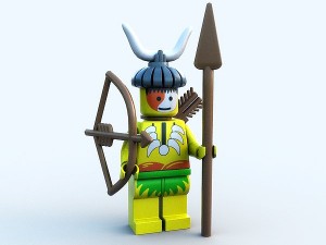 lego figure - indian 3D 模型
