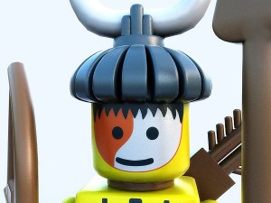 lego figure - indian 3D 模型