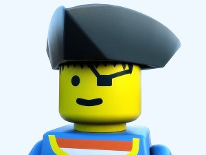 lego figure - pirate 3D Model