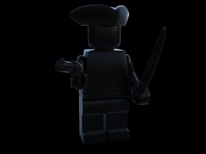 lego figure - pirate 3D Model