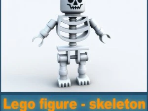 figura LEGO - scheletro Modello 3D
