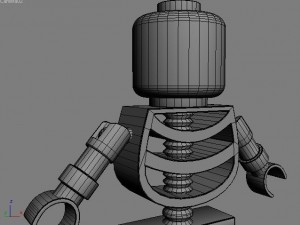 lego figure - skeleton Modelo 3D