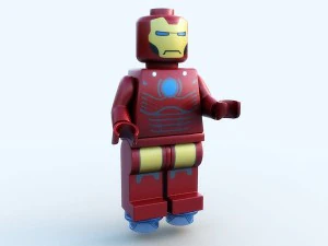 lego figure - ironman 3D Model