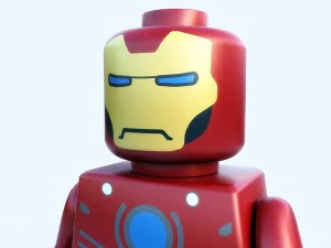 lego figure - ironman 3D Model