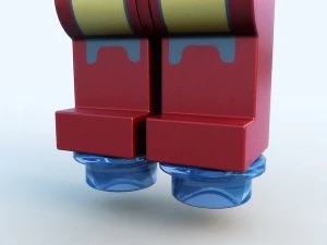 lego figure - ironman 3D Model