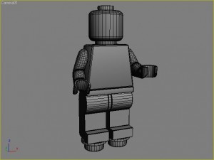 lego figure - ironman 3D Модель