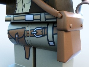 lego figure - indiana jones 3D Model