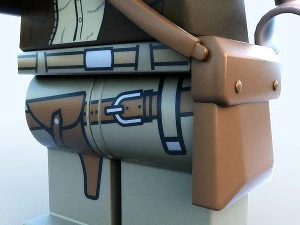 lego figure - indiana jones 3D Model