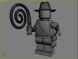 lego figure - indiana jones 3D Model