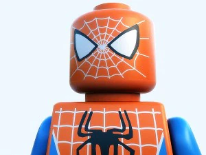 lego figure - spiderman 3D Model
