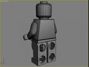 lego figure - spiderman 3D Model