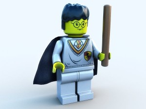 lego figure - harry potter Model 3D