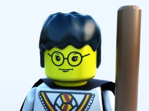 lego figure - harry potter Model 3D