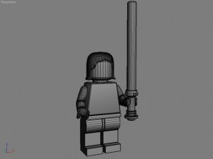 lego figure - obi wan 3D Model